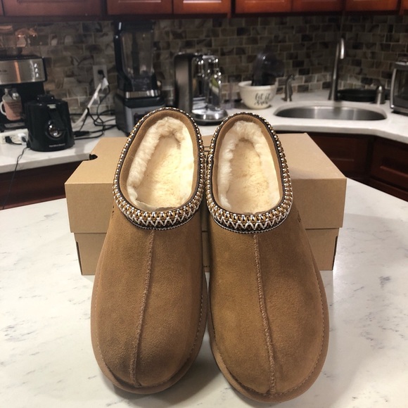 Brand New UGG Kids Tasman II Chestnut Slipper Shoe With 100% Authentic 1019066K - Picture 5 of 15